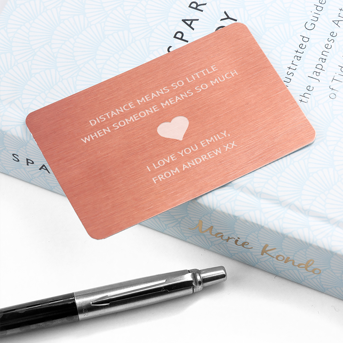 Personalised Wallet Keepsake - Love Note
