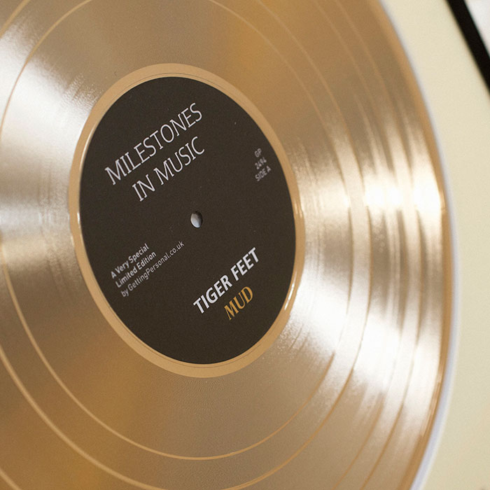 Personalised Framed Disc - Message