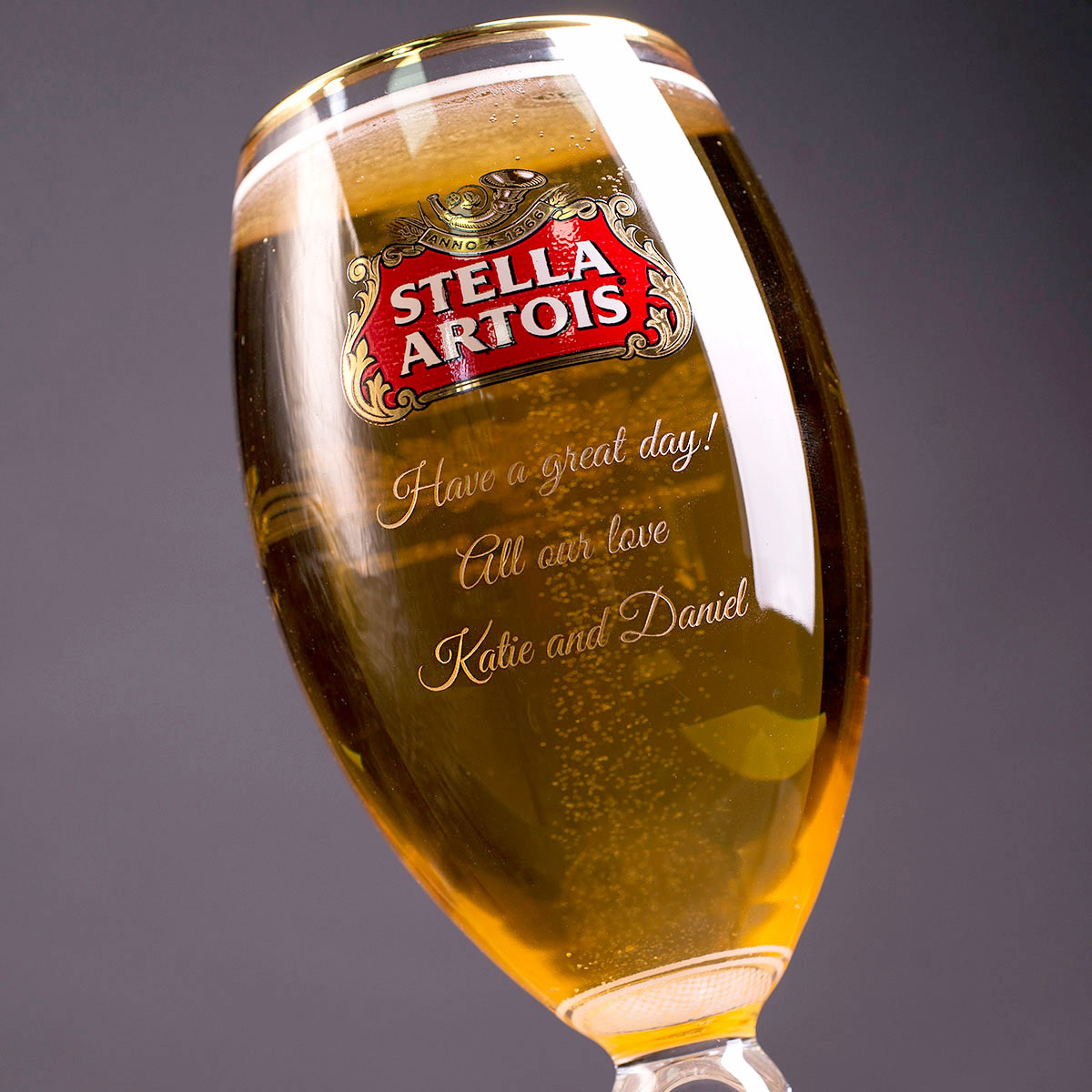 Personalised Authentic Stella Glass
