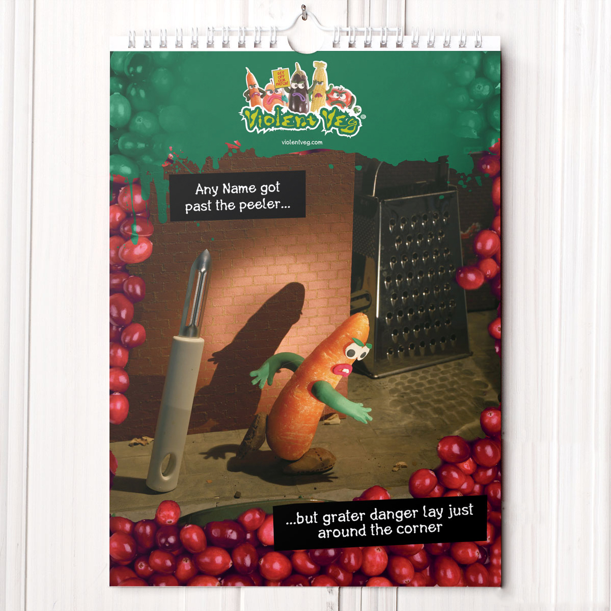 Personalised Violent Veg Calendar - New Edition