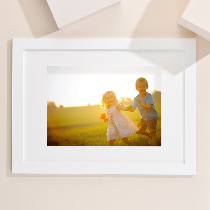 Create Your Own Photo Upload Framed Print - Full Landscape Picture