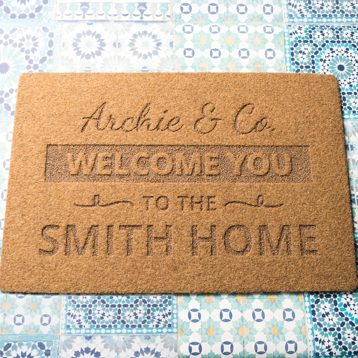 Personalised Outdoor Doormat - Welcome You