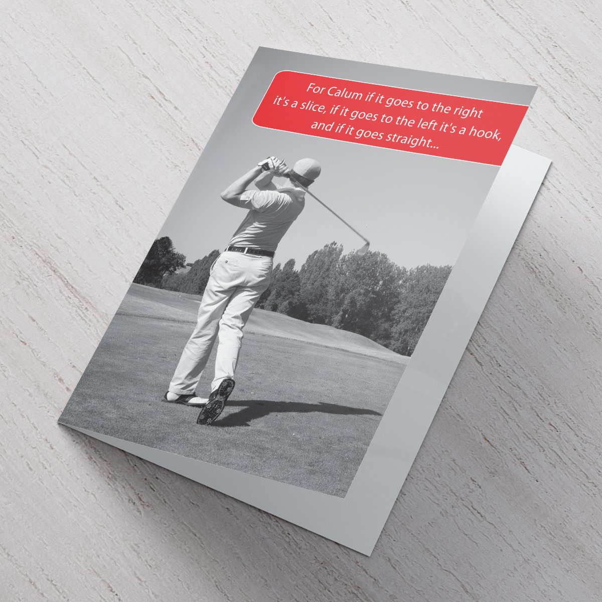 Personalised Card - Straight Miracle