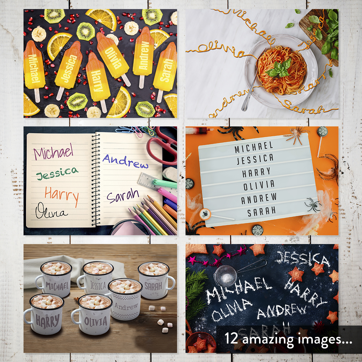 Personalised Our Family Calendar - 10th Edition