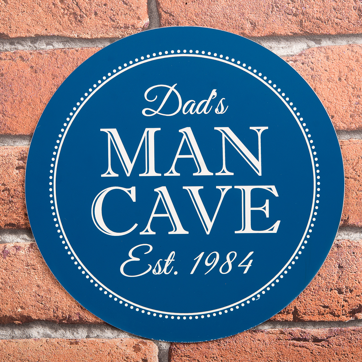 Personalised Heritage Blue Plaque - Man Cave