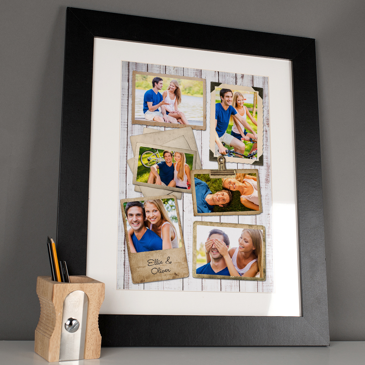 Photo Upload Framed Print - Vintage Frames