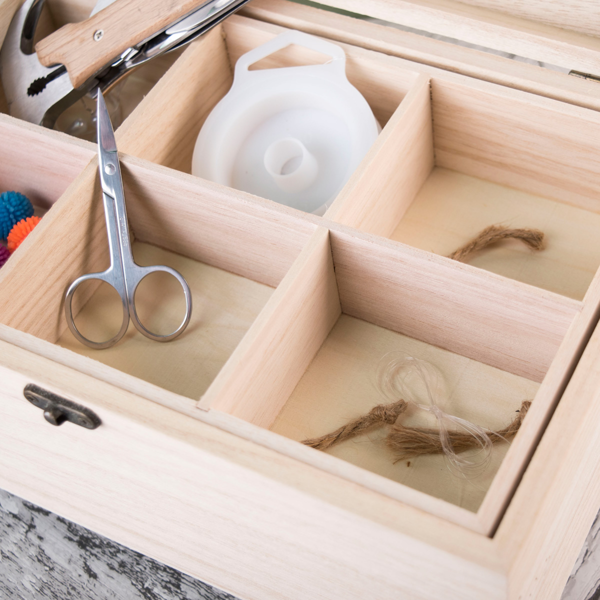 Personalised Wooden Box - Fishing Gear