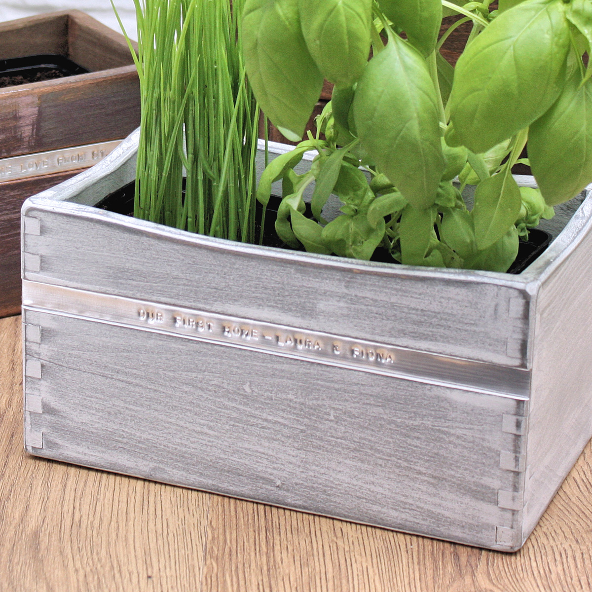 Personalised Windowsill Herb Planter Kit