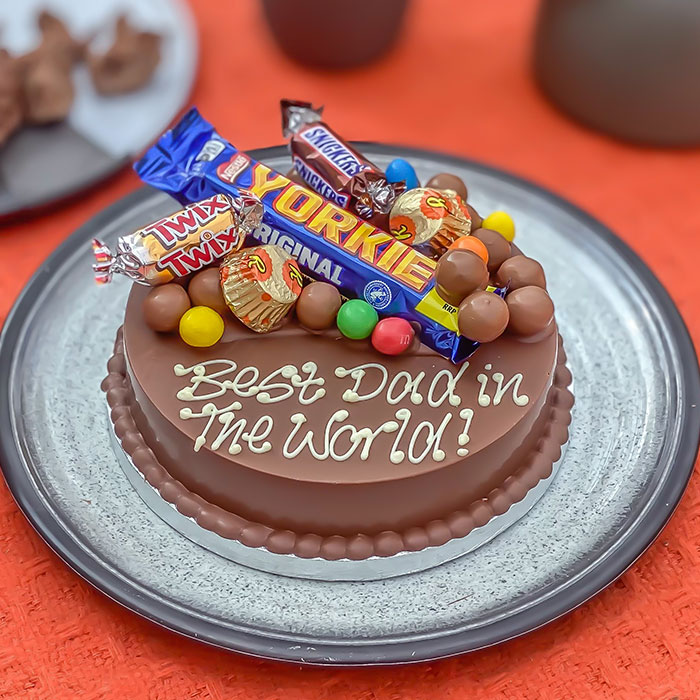 Personalised Mini Father's Day Smash Cake - Yorkie