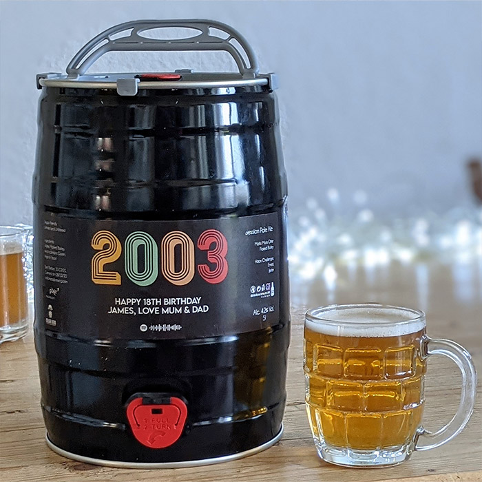 Personalised Special Year Craft Beer Keg
