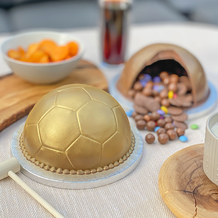 Personalised Gold Smash Football