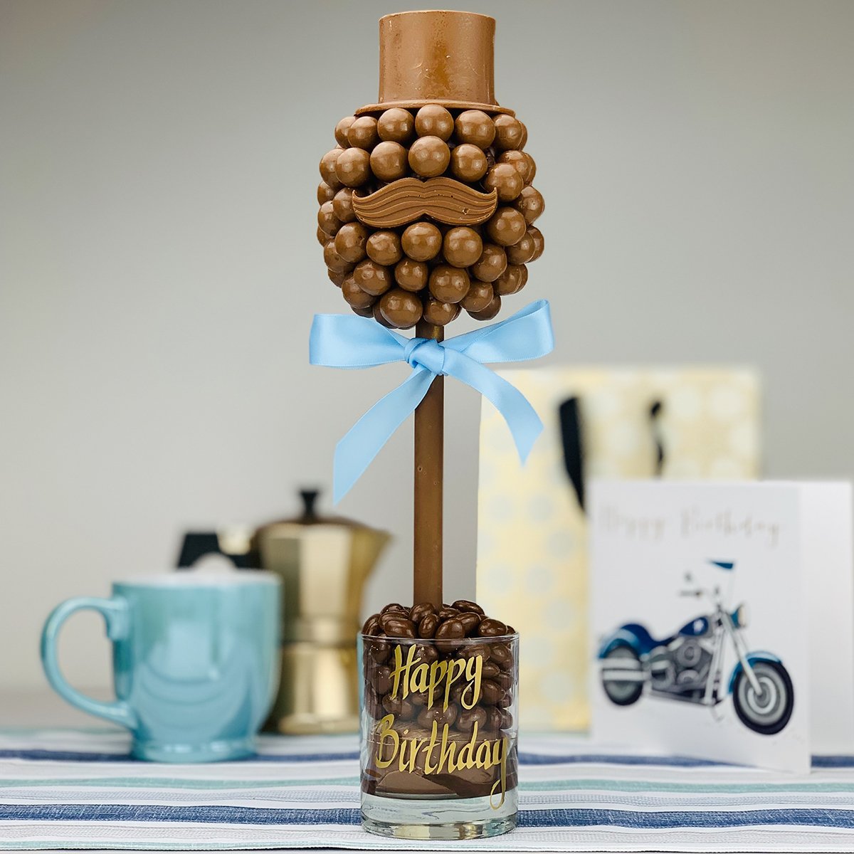 Personalised Sweet Tree - Malteser Hat & Moustache