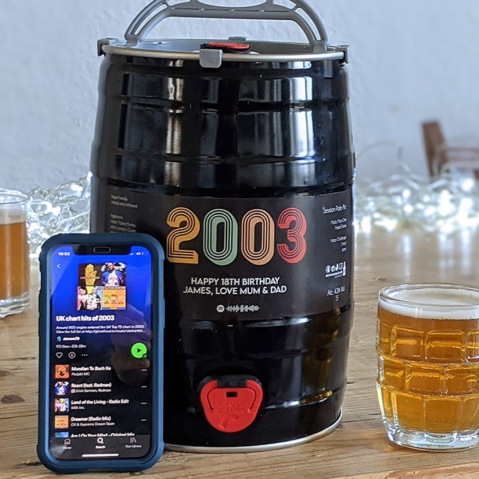 Personalised Special Year Craft Beer Keg