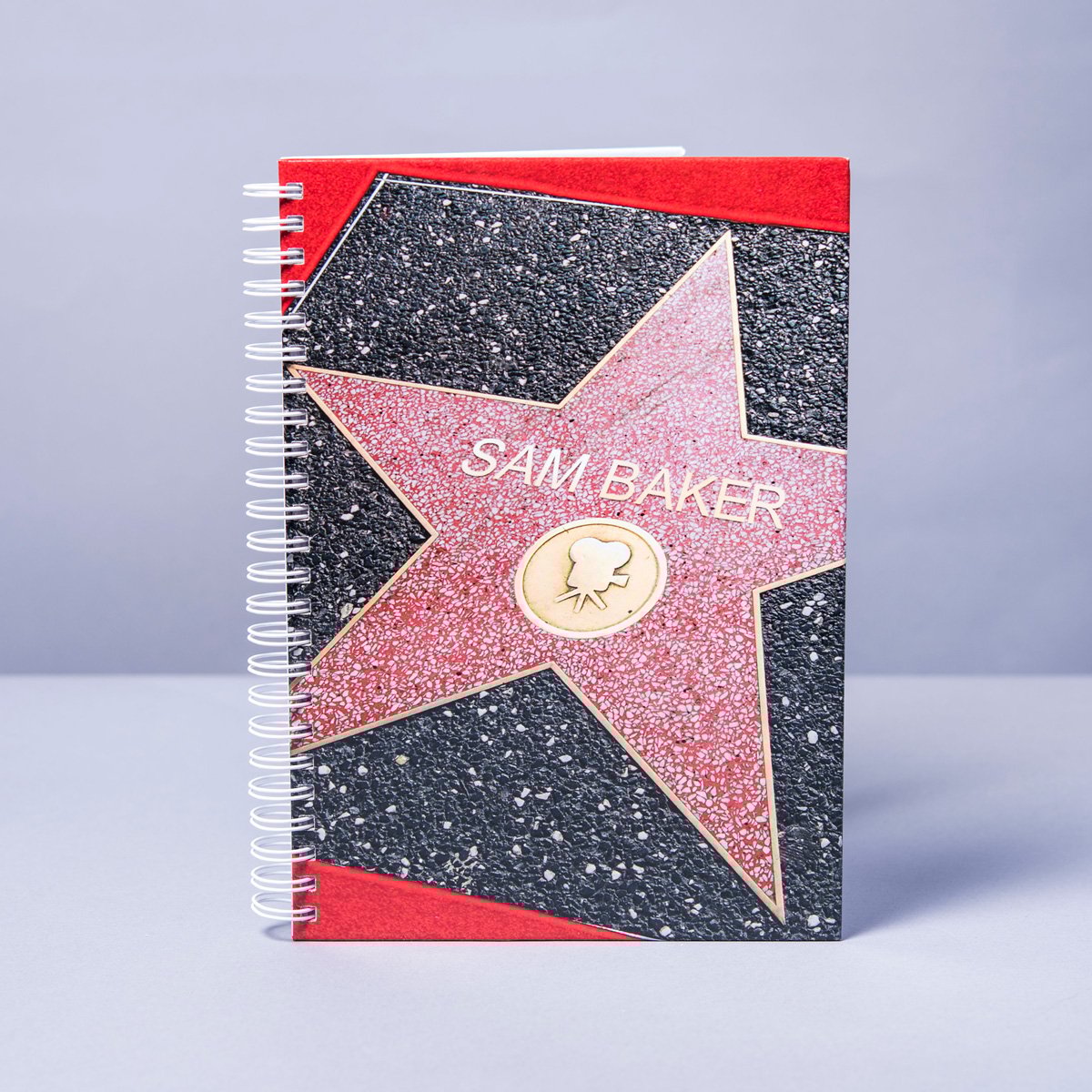 Personalised Notebook - Hollywood Walk Of Fame