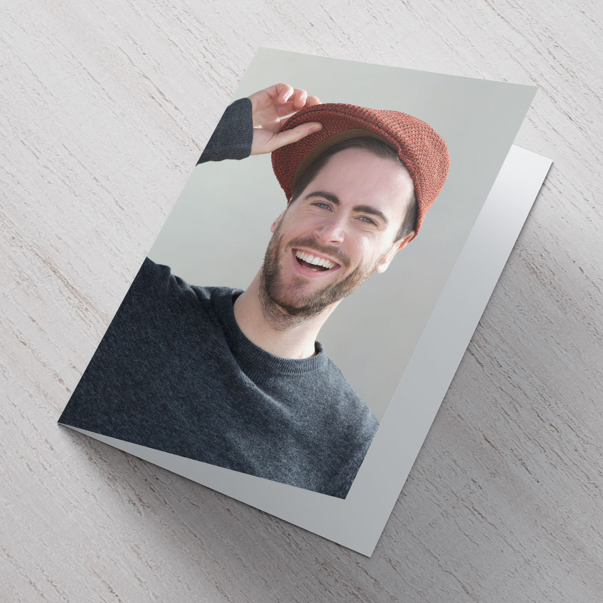 Photo Upload Card - Portrait Photo