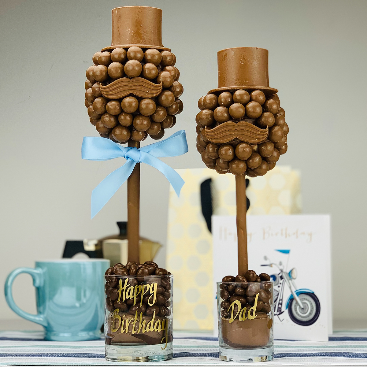 Personalised Sweet Tree - Malteser Hat & Moustache