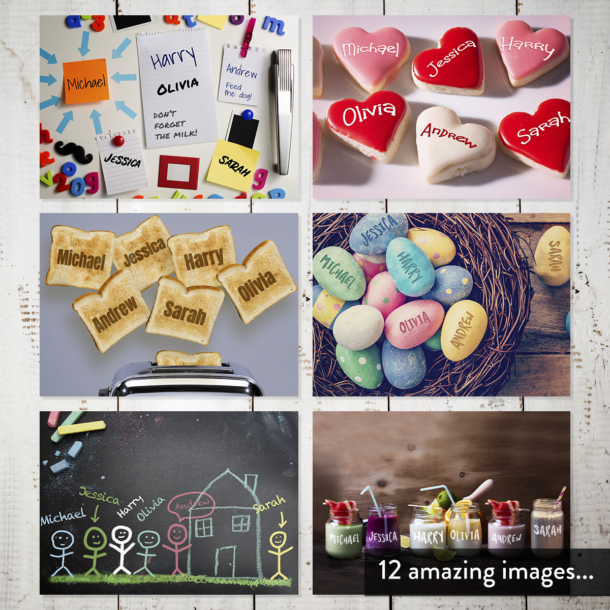 Personalised Our Family Calendar - 10th Edition