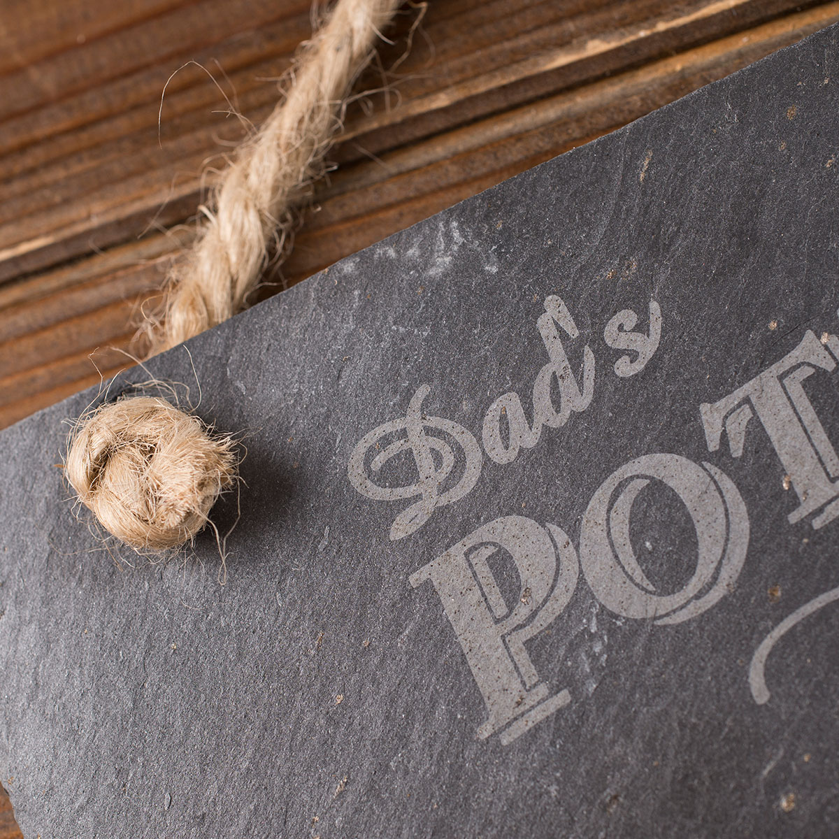 Personalised Hanging Slate Sign - Potting Shed