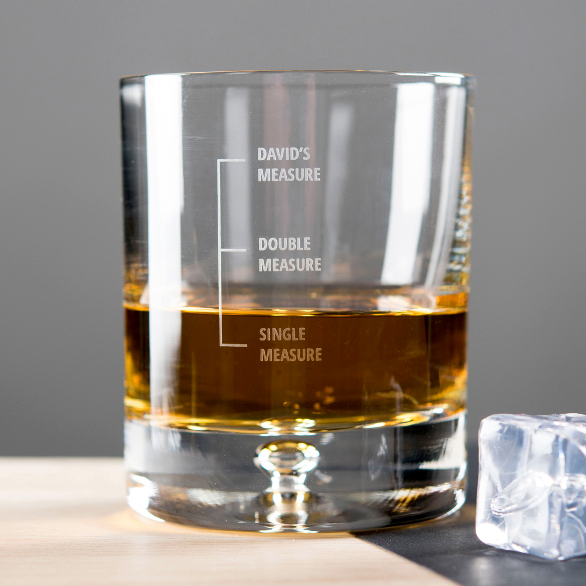 Personalised Premium Whisky Tumbler - My Measure