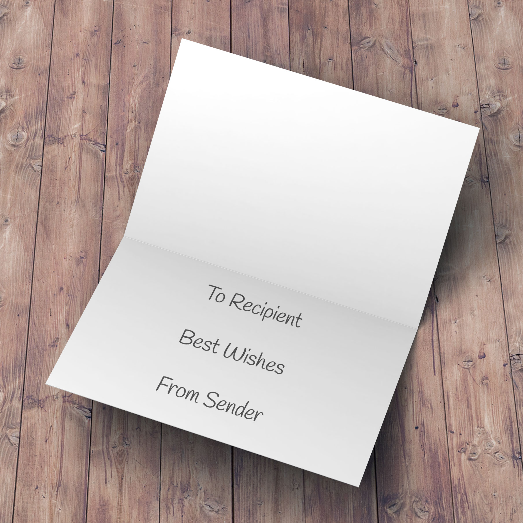 Personalised Card - Tea and Biscuit