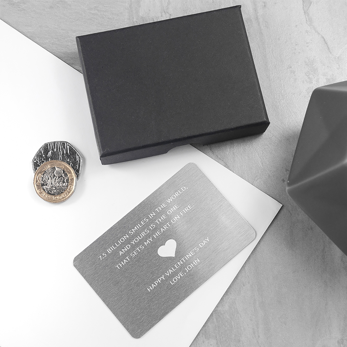 Personalised Wallet Keepsake - Love Note