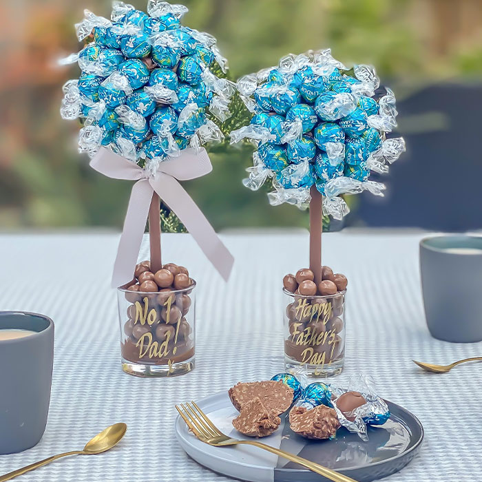 Personalised Salted Caramel Lindor Tree