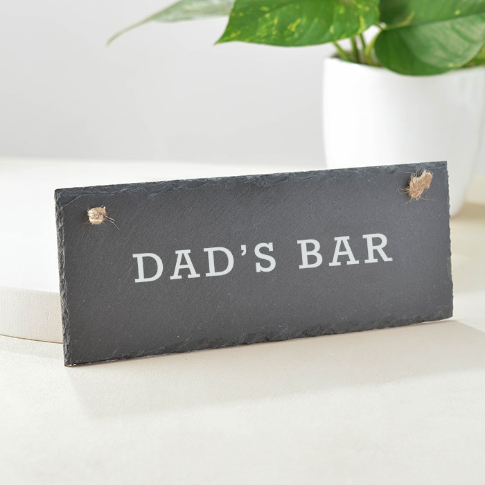 Create Your Own Personalised Hanging Slate Sign Getting Personal 