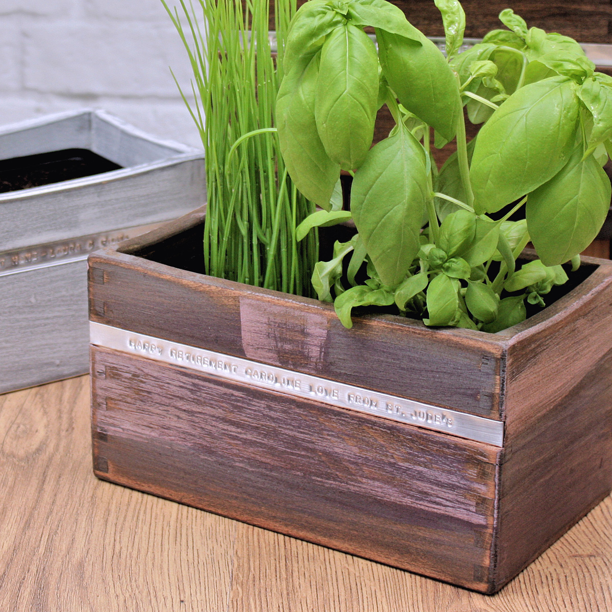Personalised Windowsill Herb Planter Kit