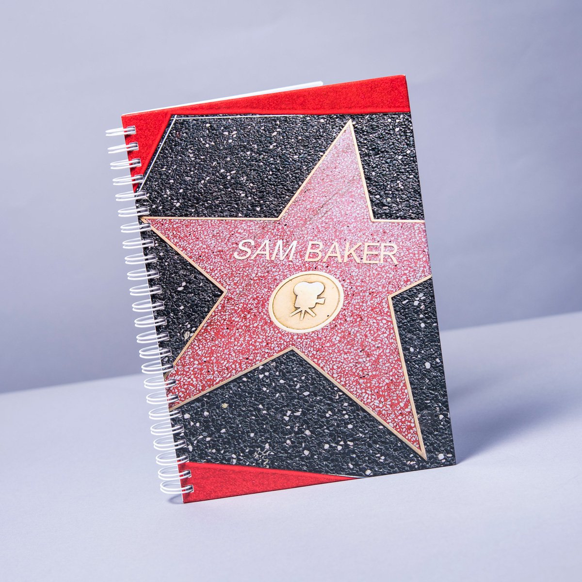 Personalised Notebook - Hollywood Walk Of Fame