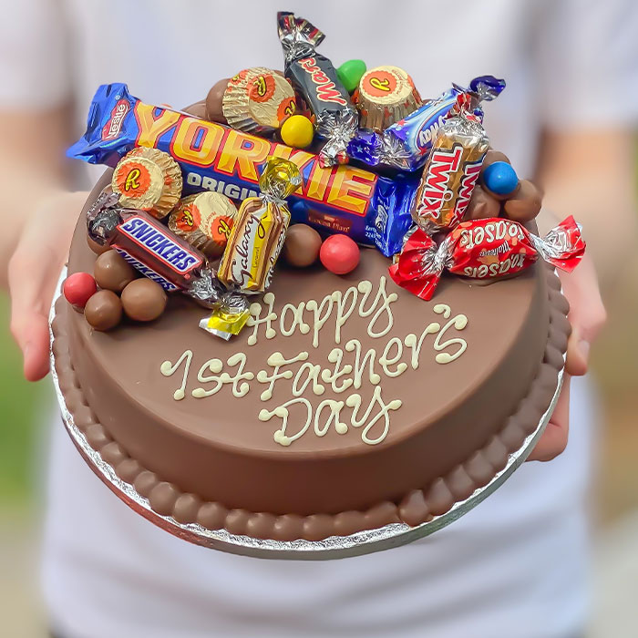 Personalised Father's Day Smash Cake - Yorkie