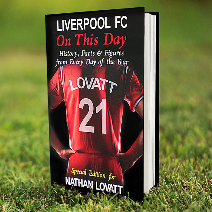 Personalised Football Team On This Day Book