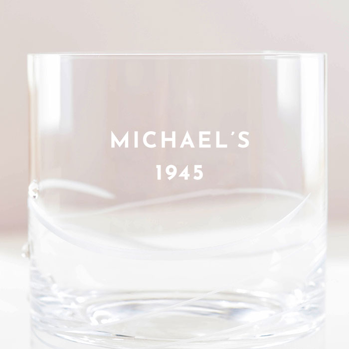 Create Your Own - Engraved Whisky Tumbler embellished with Crystals 