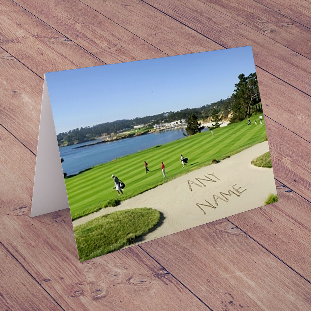 Personalised Card - Golf Bunker