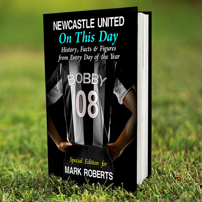 Personalised Football Team On This Day Book