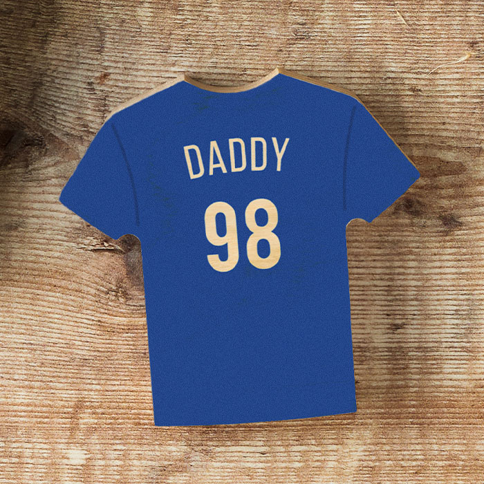 Personalised Team Colours Football Shirt Bottle Opener