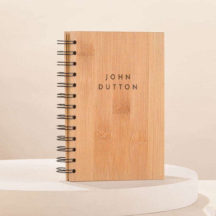 Create Your Own - Personalised Bamboo Notebook & Pen