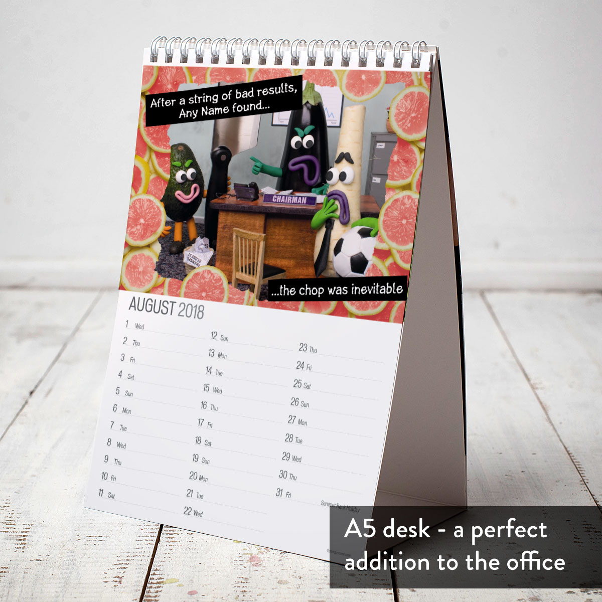 Personalised Violent Veg Calendar - New Edition