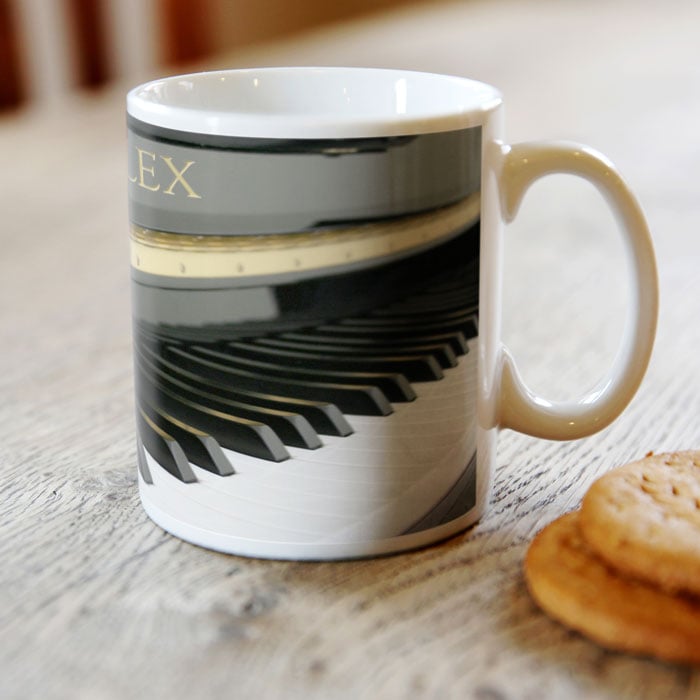 Personalised Mug - Piano
