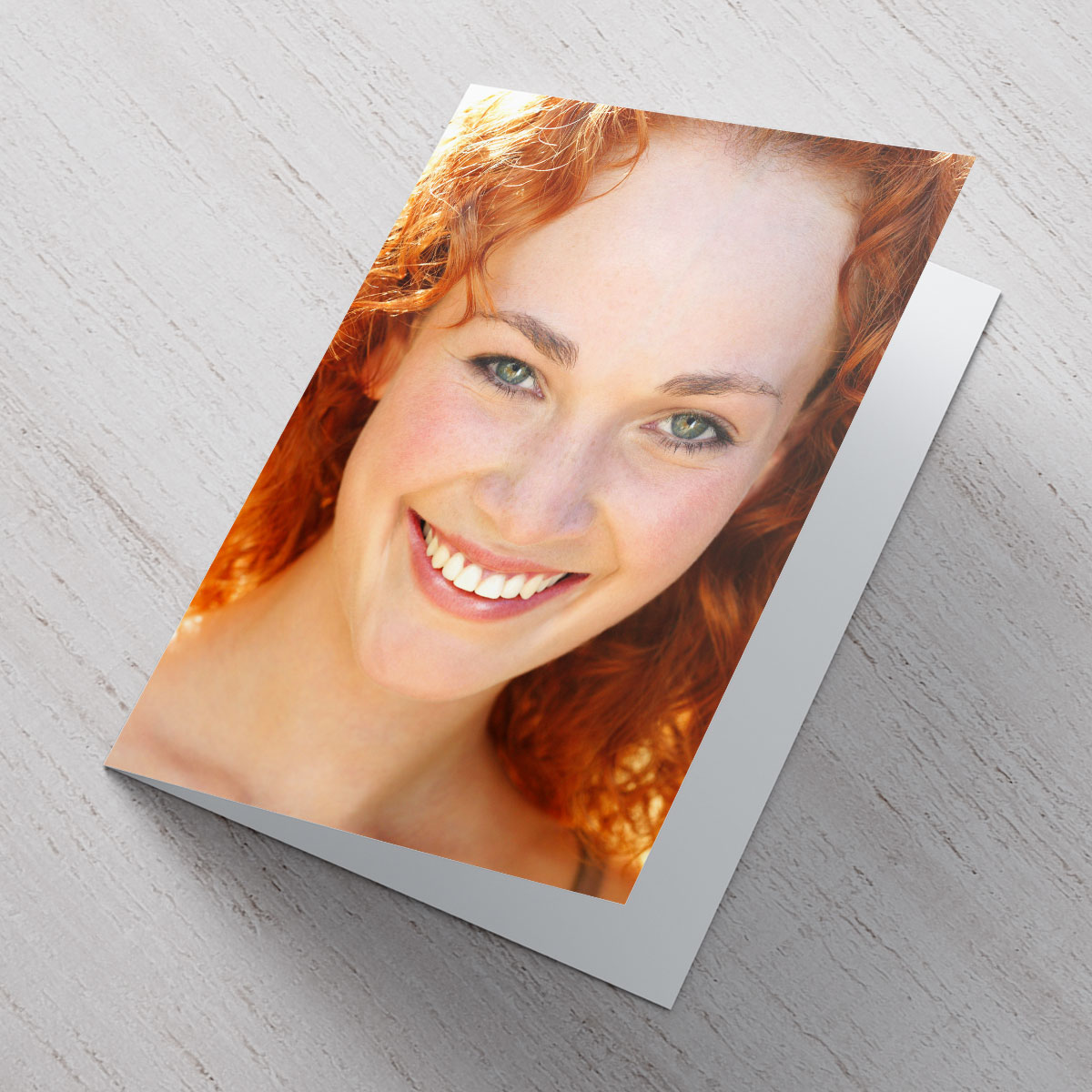 Photo Upload Card - Portrait Photo