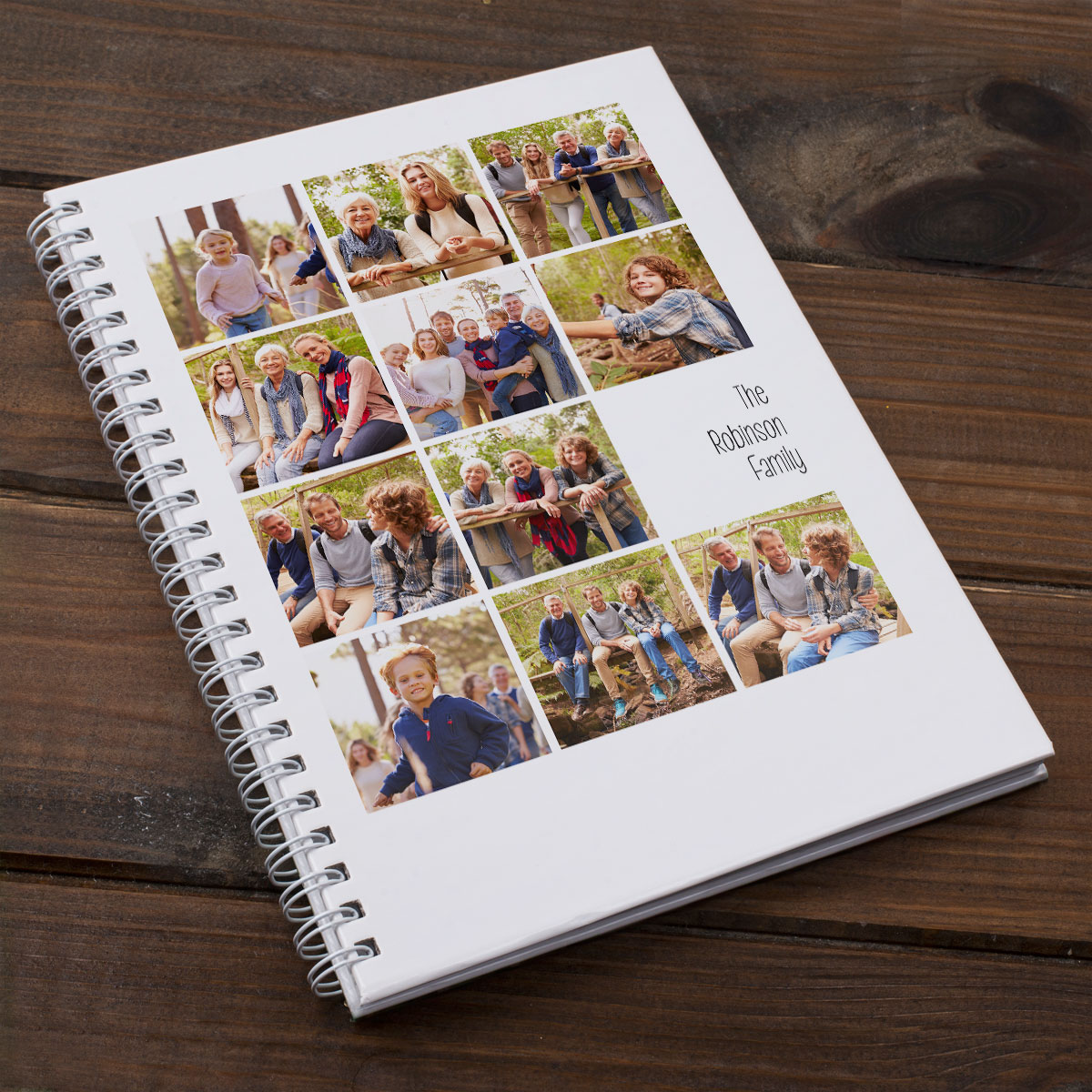 Photo Upload Notebook - 11 Photos & A Message