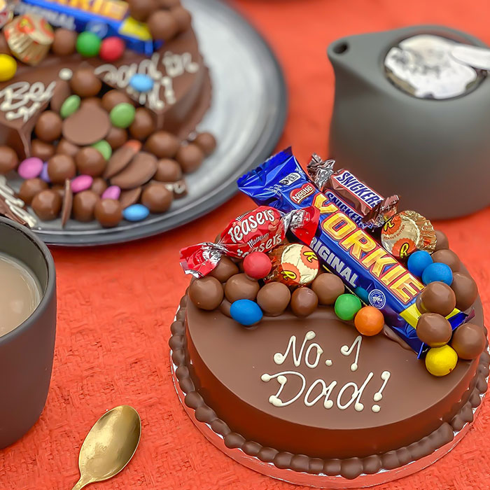 Personalised Mini Father's Day Smash Cake - Yorkie