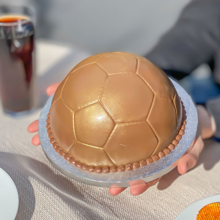 Personalised Gold Smash Football