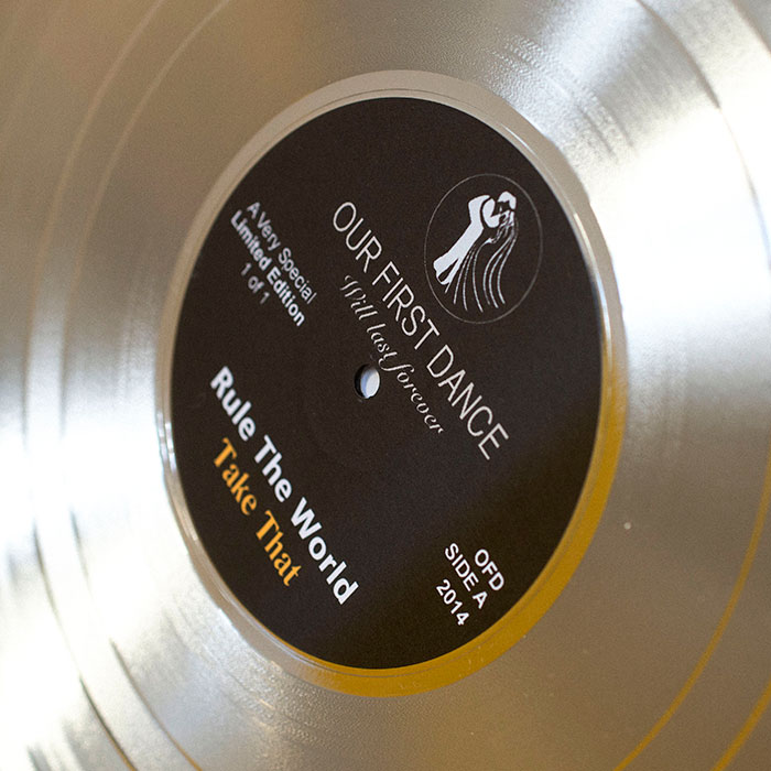 Personalised Framed Disc - Message