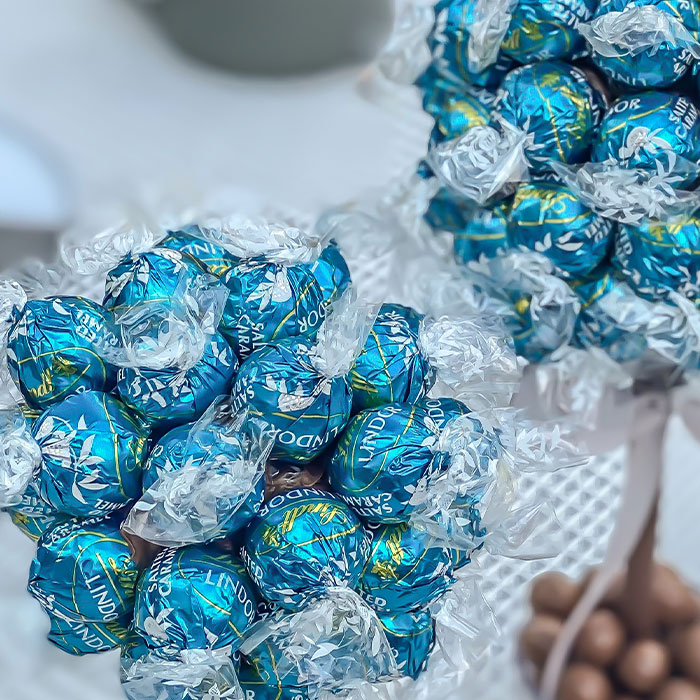 Personalised Salted Caramel Lindor Tree