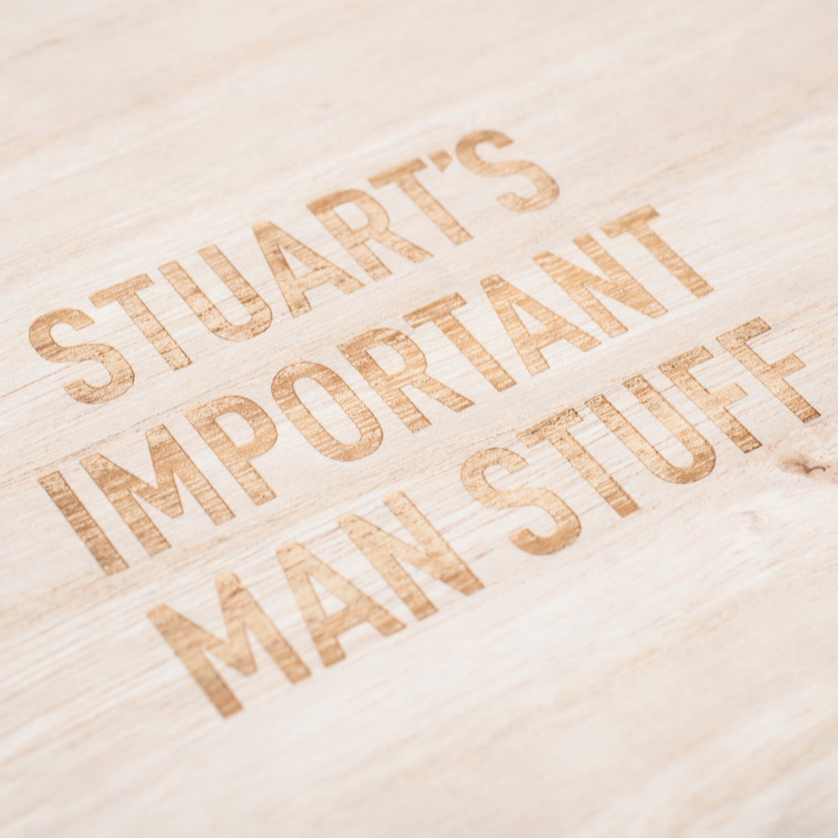 Personalised Storage Box - Important Man Stuff
