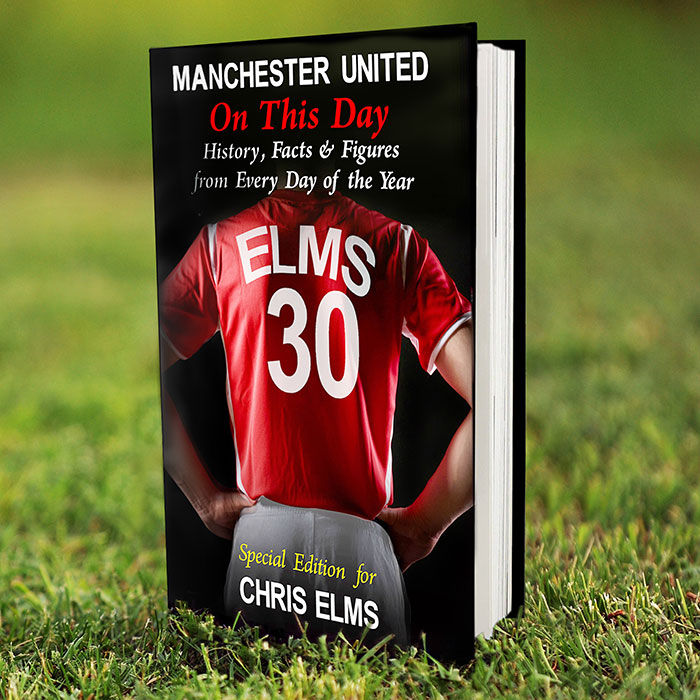 Personalised Football Team On This Day Book