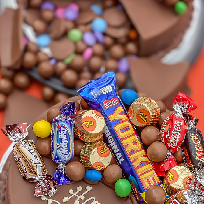 Personalised Father's Day Smash Cake - Yorkie