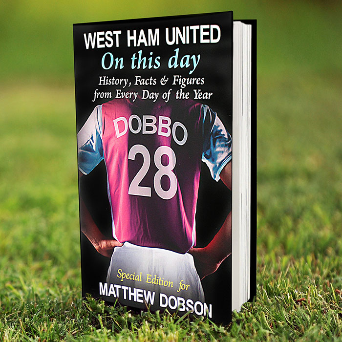 Personalised Football Team On This Day Book
