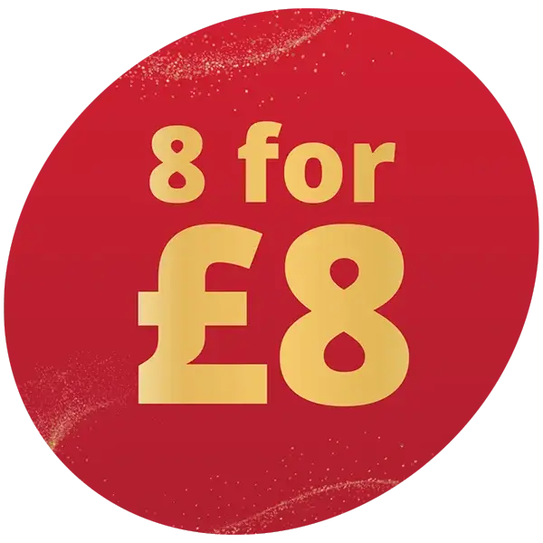 8 for £8 on a5 christmas cards