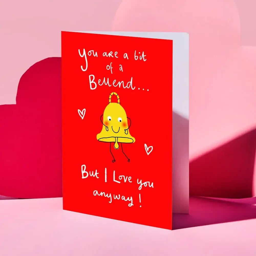 Valentine’s Day card featuring a collage of four romantic couple photos outdoors, decorated with red and gold hearts and the text “Your message here” and “Happy Valentine’s Day” in elegant script